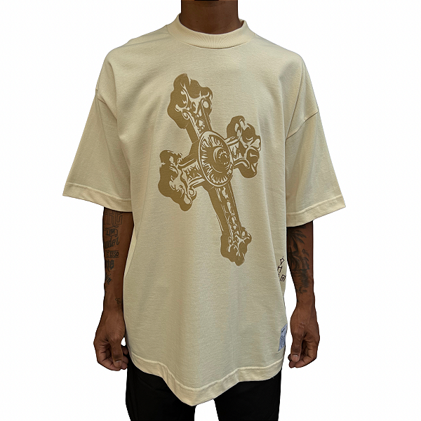 Camiseta Chronic Oversized Linha Pro 4241 Bege