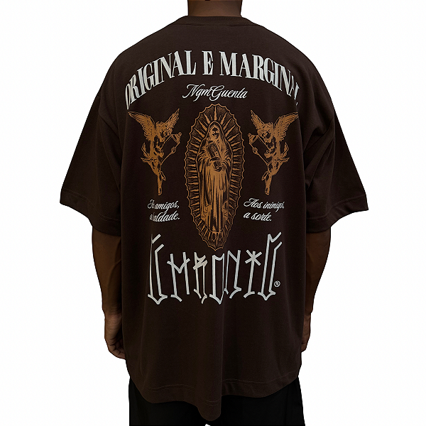 Camiseta Chronic Oversized Linha Pro 4233 Marrom