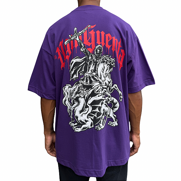 Camiseta Oversized Chronic 4465 Roxo Maseu