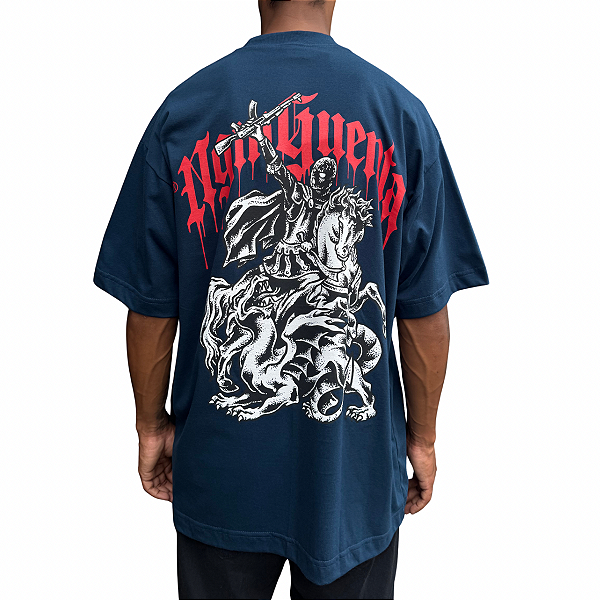 Camiseta Oversized Chronic 4465 Marinho Bavieira