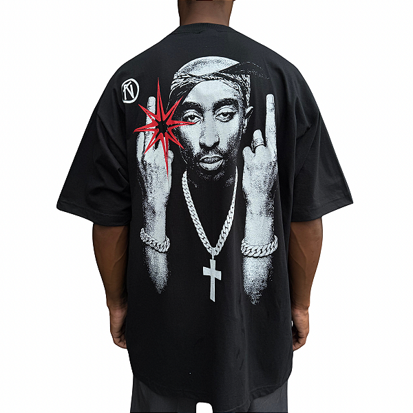 Camiseta Oversized Chronic 4449 Preto