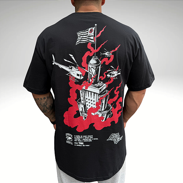 Camiseta Collab Lixo Mania 01 Preto