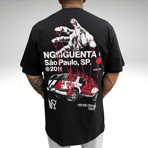 Camiseta Collab Lixo Mania 05 Preto