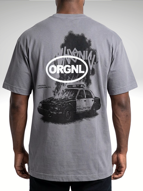 Camiseta Oversized Chronic 4459 Chumbo Class