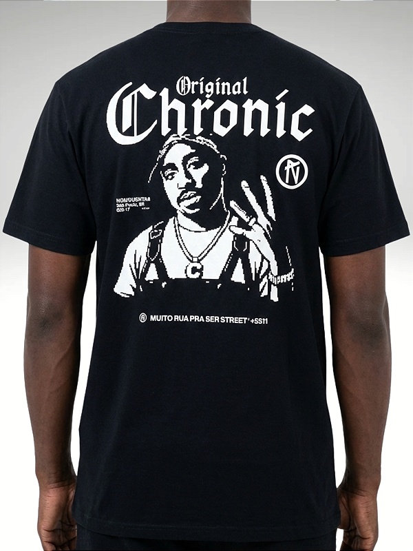 Camiseta Chronic 4592 Preto
