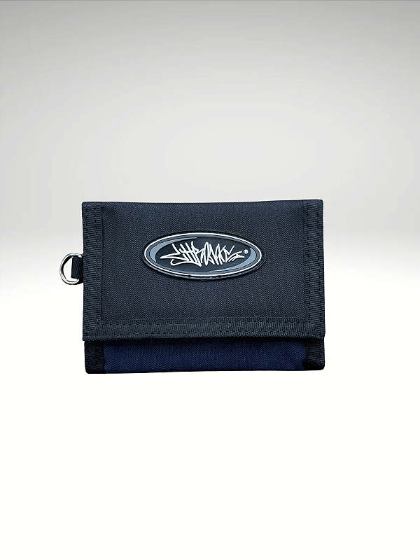 Carteira Chronic 107 Preto C/ Azul