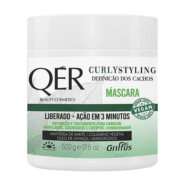 MASCARA QER CURLY STYLING 500G GRIFFUS