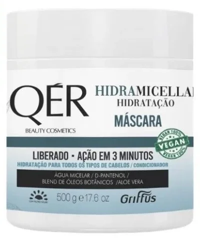 MASCARA QER HIDRA MICELAR 500G GRIFFUS