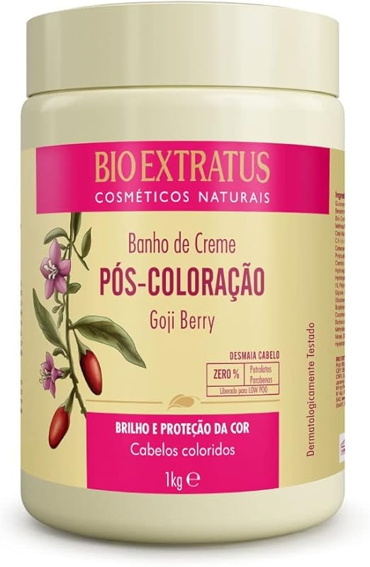 BANHO DE CREME POS COLORACAO BIO EXTRATUS 1KG