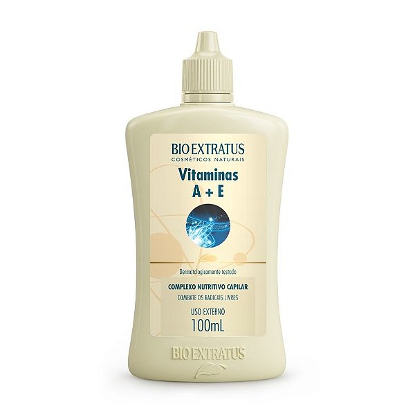 OLEO CAPILAR VITAMINAS A E BIO EXTRATUS 100ML