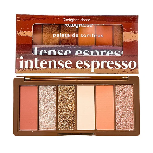 PALETA DE SOMBRAS INTENSE ESPRESSO RUBY ROSE