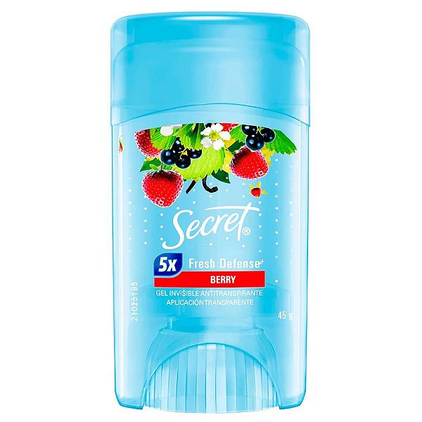 DESODORANTE SECRET BERRY GEL INVISIBLE STICK 45G