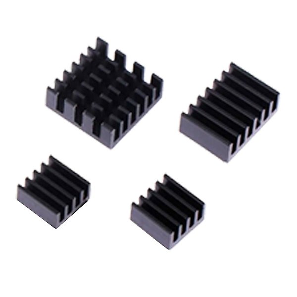 Kit 4x Dissipadores de Calor Autoadesivo para Raspberry Pi 4 B