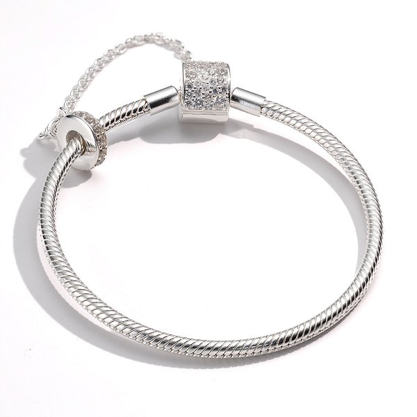 Bracelete pandora com Trava