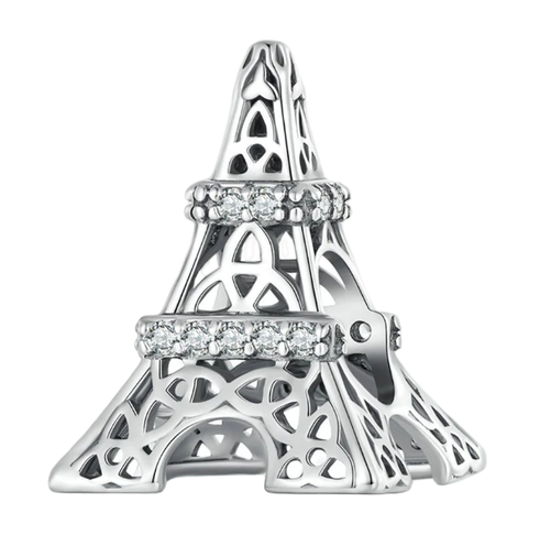 Berloque Separador Torre Eiffel Em Prata 925 legitima