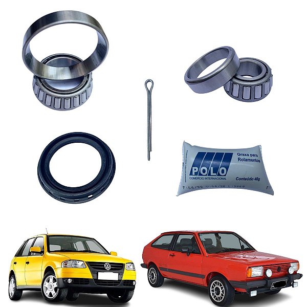 Kit de Rolamento Roda Traseira Gol G1 G2 G3 G4 G5 até 2012