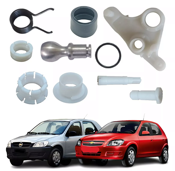 Kit Reparo Alavanca Câmbio Trambulador Celta 2005 a 2014
