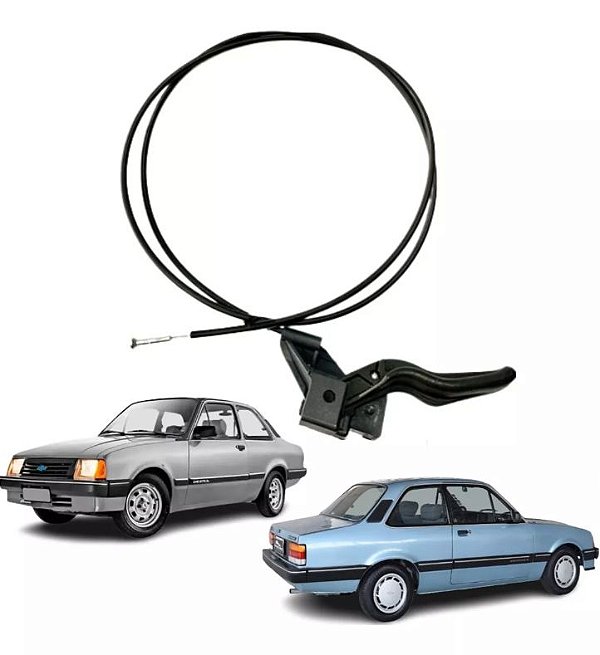 Cabo De Capô Com Alavanca Chevette 1983 A 1994