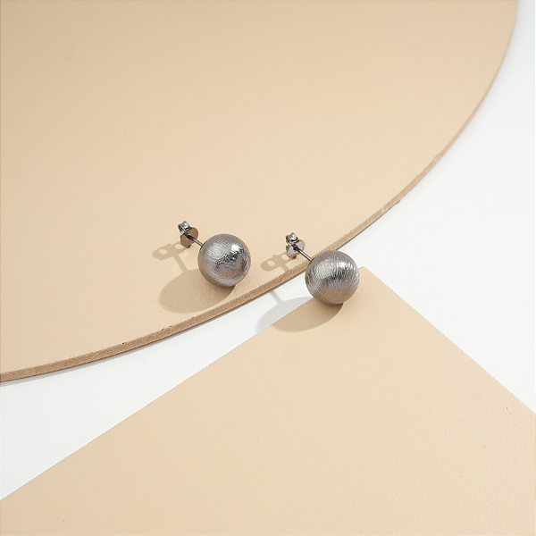 Brinco Bola Jateada Grafite