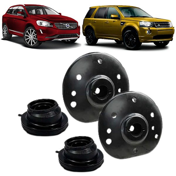 PAR COXIM AMORTECEDOR DIANTEIRO COM ROLAMENTO XC60 2008 A 2017 FREELANDER 2 2008 A 2018