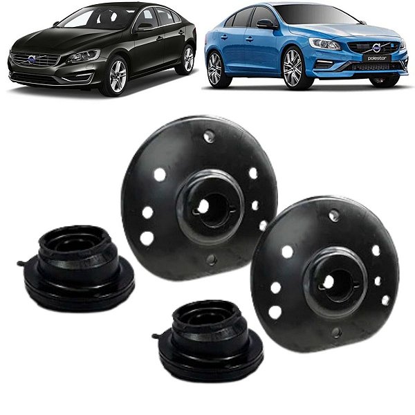 PAR COXIM AMORTECEDOR DIANTEIRO COM ROLAMENTO S60 S80 V60 V70 XC70 2007 A 2015