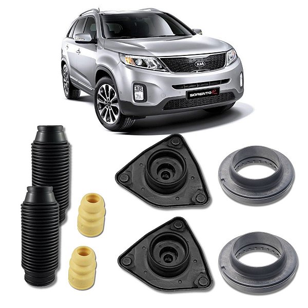 KIT COXIM BATENTE COIFA ROLAMENTO AMORTECEDOR DIANTEIRO SORENTO 2.4 3.5 2013 2014 2015