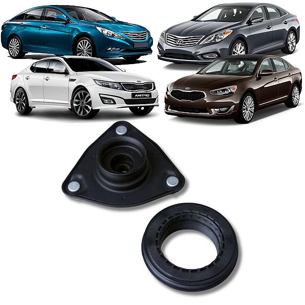 COXIM DO AMORTECEDOR DIANTEIRO COM ROLAMENTO SONATA OPTIMA CADENZA AZERA 2011 2012 2013 2014 2015 2016
