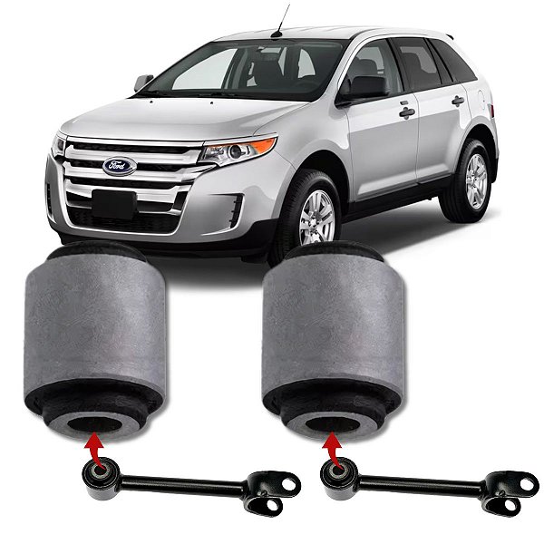 PAR 02 BUCHAS BRAÇO RETO SUSPENSÃO TRASEIRO EDGE 2011 2012 2013 2014 2015