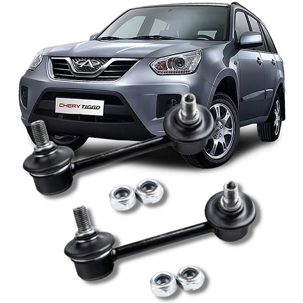 PAR DE BIELETA DIR/ESQ SUSPENSÃO TRASEIRA TIGGO 2009 2010 2011 2012 2013 2014 2015