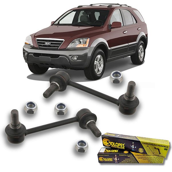 PAR BIELETA TRASEIRA DIREITA/ESQUERDA PREMIUM SORENTO 2002 2003 2004 2005 2006 2007 2008 2009 2010 2011