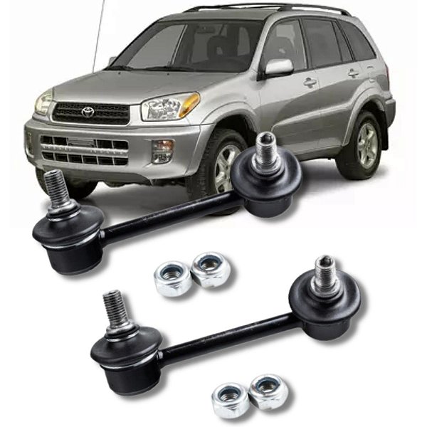 PAR DE BIELETA TRASEIRA DIREITA E ESQUERDA RAV4 2000 2001 2002 2003 2004 2005