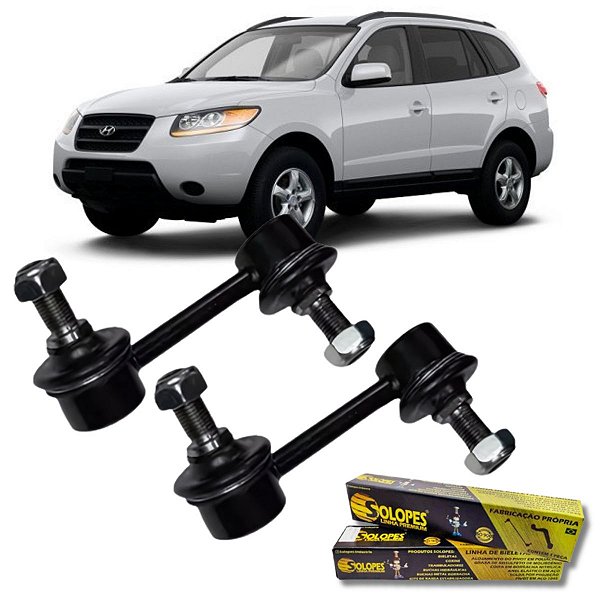 PAR DE BIELETA DIR/ESQ SUSPENSÃO TRASEIRA SANTA FE 2009 2010 2011 2012