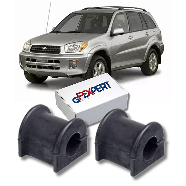 PAR DE BUCHAS DA BARRA ESTABILIZADORA DIANTEIRA RAV4 2000 2001 2002 2003 2004 2005