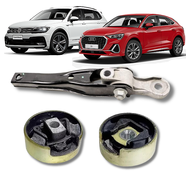 KIT 3 COXIM INFERIOR CAMBIO TIGUAN 1.4 2.0 TSI AUDI Q3 1.4 TFSI 2018 2019 2020 2021 2022 2023