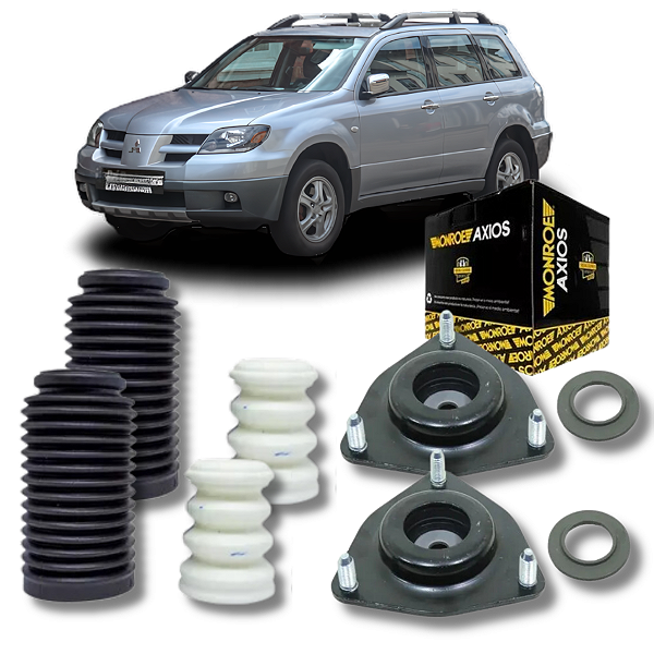 KIT 2 COXIM BATENTE E COIFA ROLAMENTO AMORTECEDOR DIANTEIRO AIRTREK 2003 2004 2005 2006 2007 2008 AXIOS