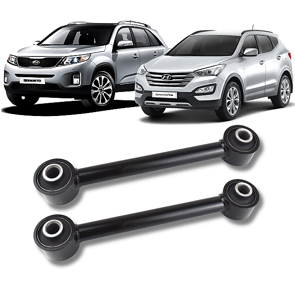 PAR BRAÇO RETO SUSPENSÃO TRASEIRA SORENTO 4WD 2013 A 2015 SANTA FE/GRAND SANTA FE 4wd 2013 A 2019