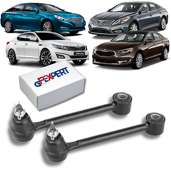 PAR BRAÇO RETO PIVO TRASEIRO AZERA SONATA OPTIMA CADENZA 2010 2011 2012 2013 2014 2015 2016 2017