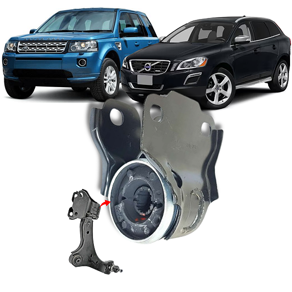 BUCHA MANCAL MAIOR BANDEJA DIANTEIRA ESQUERDA XC60 FREELANDER 2 2006 2007 2008 2009 2010 2011 2012 2013 2014 2015 2016 2