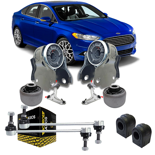 KIT 8 BUCHAS BIELETA SUSPENSÃO DIANTEIRA FUSION 2013 2014 2015 2016 2017 2018 2019