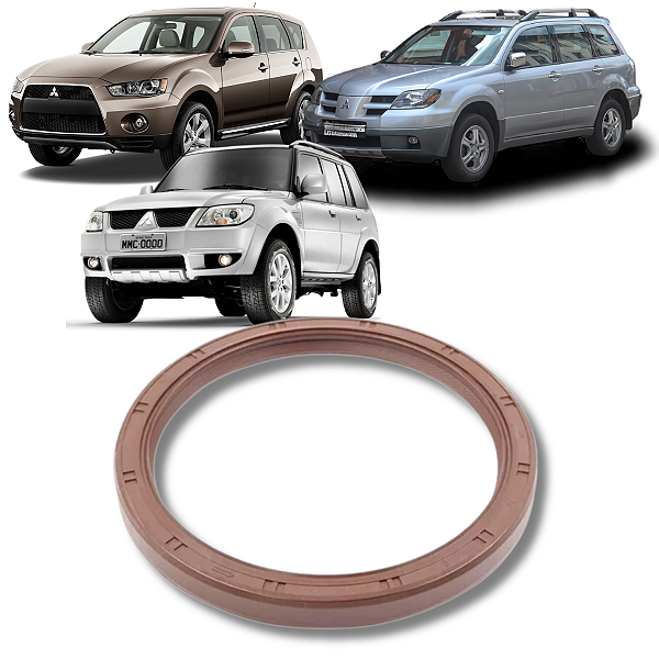 RETENTOR VOLANTE TRASEIRO DO VIRABREQUIM OUTLANDER 2008 A 2013 AIRTREK 2003 A 2008 PAJERO TR4 2000 A 2015