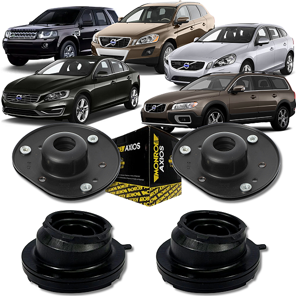 PAR COXIM ROLAMENTO AMORTECEDOR DIANTEIRO AXIOS XC60 FREELANDER 2 S60 S80 V60 V70 XC70 2007 A 2018