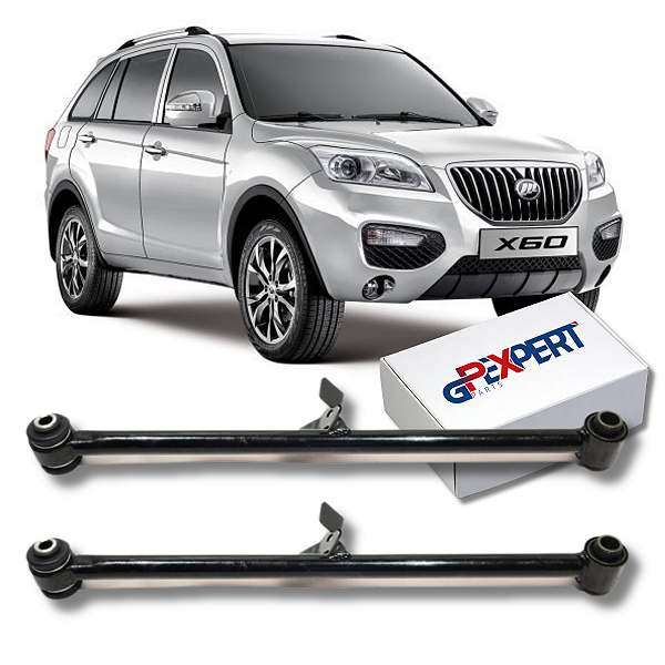 PAR BRAÇO OSCILANTE TRASEIRO INFERIOR LIFAN X60 2013 2014 2015 2016 2017 2018 2019