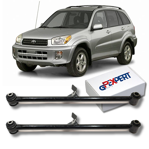 PAR BRAÇO INFERIOR OSCILANTE TRASEIRO RAV4 2000 2001 2002 2003 2004 2005