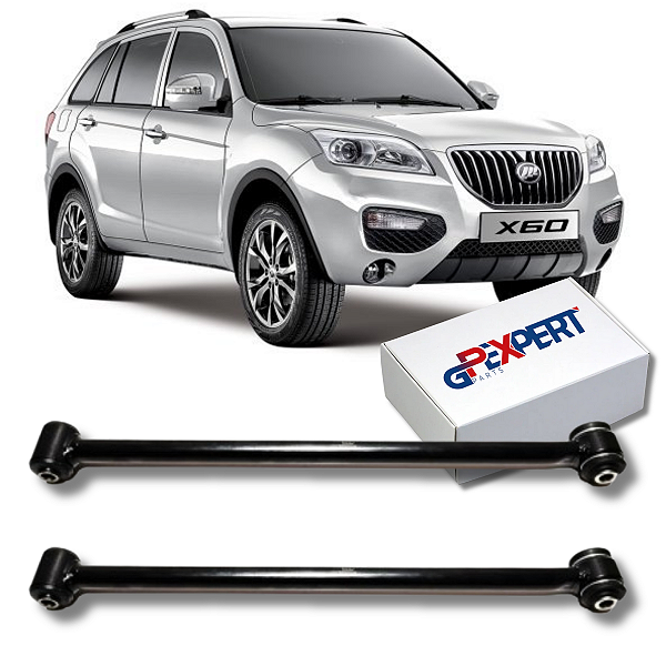 PAR BRAÇO SUPERIOR OSCILANTE TRASEIRO LIFAN X60 2013 2014 2015 2016 2017 2018 2019