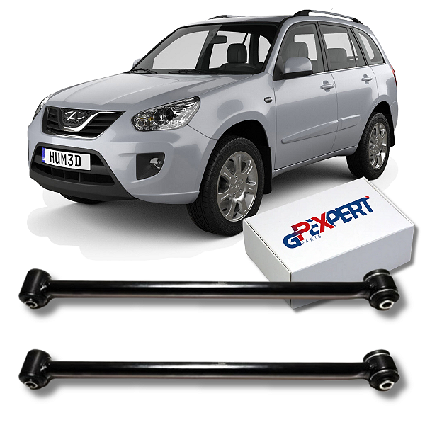 PAR BRAÇO SUPERIOR OSCILANTE TRASEIRO TIGGO 2 2009 2010 2011 2012 2013 2014 2015