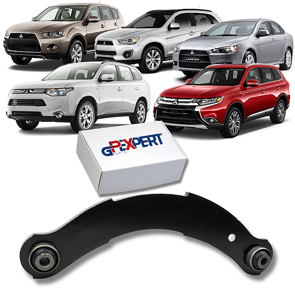 BRAÇO CURVO BOOMERANG TRASEIRO OUTLANDER ASX LANCER 2007 2008 2009 2010 2011 2012 2013 2014 2015 2016 2017 2018 2019