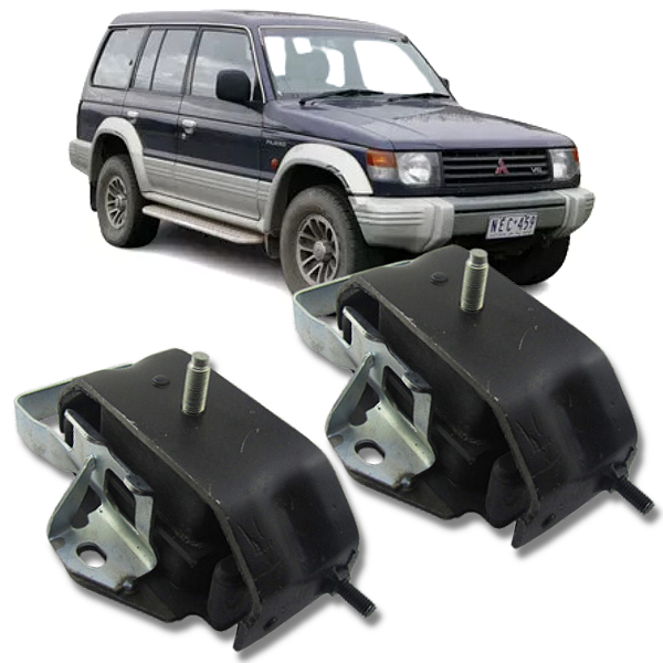 PAR DE COXIM DO MOTOR DIREITO E ESQUERDO PAJERO GLS B 3.5 V6 1992 1993 1994 1995 1996 1997 1998 1999 2000