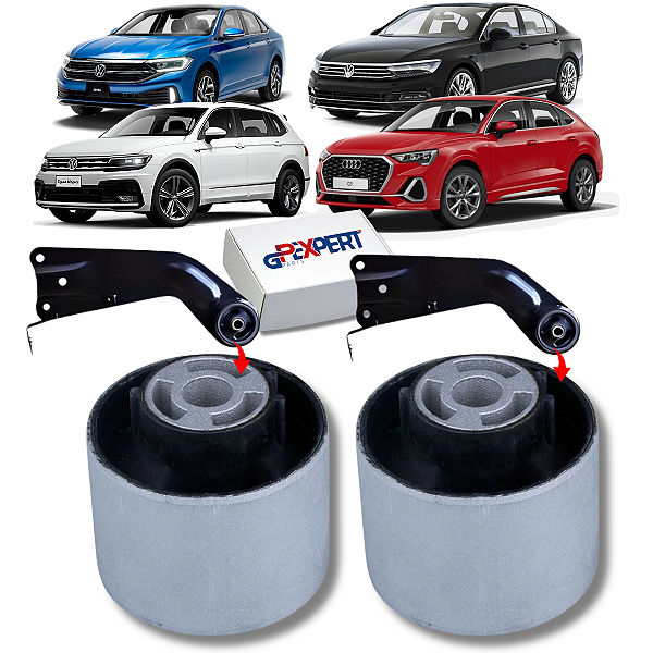 PAR BUCHAS FACÃO TRASEIRO JETTA TIGUAN PASSAT AUDI Q3 2018 2019 2020 2021 2022 2023