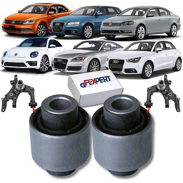 PAR BUCHAS MONTANTE MANGA EIXO TRASEIRA JETTA PASSAT NEW BEETLE EOS AUDI TT A1 A3 2006 A 2018