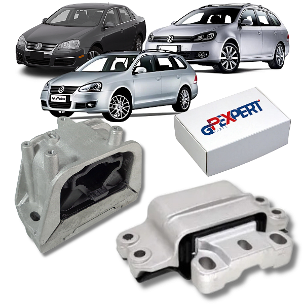 PAR COXIM CAMBIO MOTOR SUPERIOR ESQUERDO E DIREITO JETTA E VARIANT 2.5 20V 2006 2007 2008 2009 2010 2011 2012 2013 2014